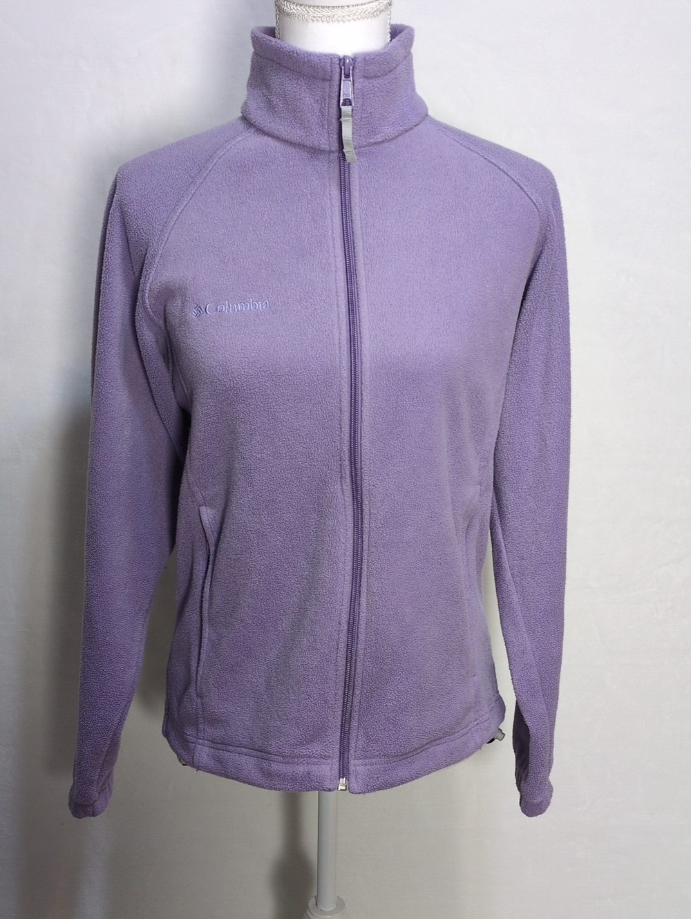 Columbia Benton Springs Fleece Jacket Lavender Purple Full Zip Women’s Medium